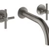 Grohe Atrio - Inbouw Wastafelkraan, 3-gats Installatie, Geborsteld Hard Graphite 20164AL3 -BadderenMetVoordeel 004cd828086c685c8d86857c