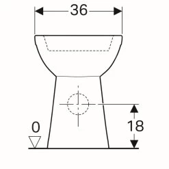 Geberit Selnova Comfort - Staande Toiletpot, Afvoer Achteraan, 670x360 Mm, Wit 500.284.01.1 -BadderenMetVoordeel 0395e1d581f519e8fb8674bd