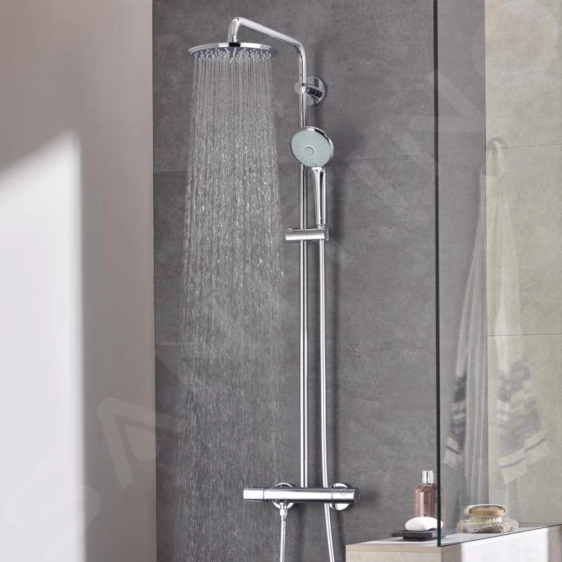 Grohe Euphoria - Regendouchesysteem XXL 210 Met Thermostaat, Chroom 27964000 7 Grohe Euphoria - Regendouchesysteem XXL 210 Met Thermostaat, Chroom 27964000 - Afbeelding 5