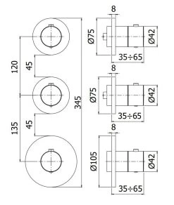 Paffoni Modular Box - Thermostatische Inbouwkraan, Voor 2 Uitgangen, Rvs MDE018ST 8 Paffoni Modular Box - Thermostatische Inbouwkraan, Voor 2 Uitgangen, Rvs MDE018ST -BadderenMetVoordeel 0f65ada631787f6e005b9ec2 1