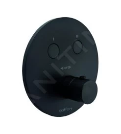 Paffoni Compact Box - Thermostatische Inbouwkraan, Voor 2 Uitgangen, Mat Zwart CPT018NO