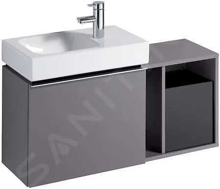 Geberit ICon Xs - Zijelement Met Opbergvak, 370x400x273 Mm, Platina Hoogglans 840239000 6 Geberit ICon Xs - Zijelement Met Opbergvak, 370x400x273 Mm, Platina Hoogglans 840239000 - Afbeelding 4