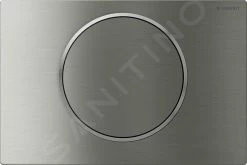 Geberit Sigma10 - Wc-besturing Met Elektronische Spoelactivering, Batterijvoeding, Radiografisch, Geborsteld Rvs 115.869.SN.5