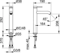 Keuco IXMO - 1-hendel Wastafelmengkraan, Mat Zwart 59510372100 -BadderenMetVoordeel 16d5f47e9dd63c1ffbe12a5a