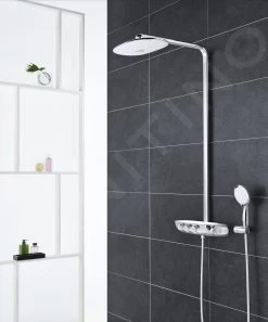Grohe Rainshower SmartControl - Doucheset Duo Met Thermostaat 360, 2-jets, Chroom/moon White 26250LS0 -BadderenMetVoordeel 19637bf058a7656994a109f6