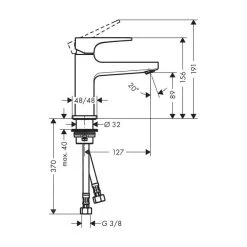 Hansgrohe Metropol - Toiletkraan, EcoSmart, Chroom 32501000 10 Hansgrohe Metropol - Toiletkraan, EcoSmart, Chroom 32501000 -BadderenMetVoordeel 1b85a98e0bacf972c147746f