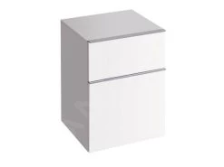 Geberit ICon - Onderbouw Zijkast Met 2 Laden 450x600 Mm, Mat Wit 841045000