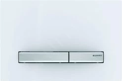 Geberit Sigma50 - Toilet Bedieningspaneel, Chroom/alpine Wit 115.788.11.2