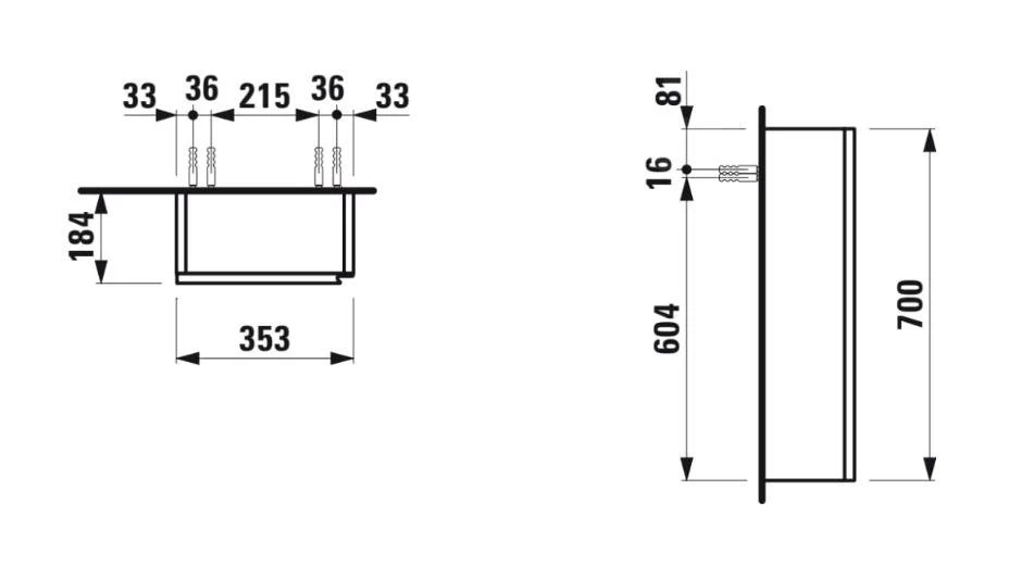 Laufen Lani - Kast 70x35 Cm, 1 Deur, Scharnieren Links, Grijs H4037011122661 4 Laufen Lani - Kast 70x35 Cm, 1 Deur, Scharnieren Links, Grijs H4037011122661 - Afbeelding 2