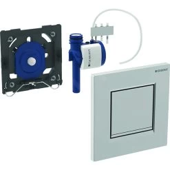 Geberit Spoelsystemen - Urinoirstuursysteem Met Pneumatische Spoelactivering Type 30, Mat Chroom/glanzend Chroom 116.017.KN.1 -BadderenMetVoordeel 23c7ebfa7c66f0836b4e26b2