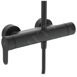 Ideal Standard Cerafine O - Doucheset Incl. Douchekraan, 200 Mm, 1-jet, Zwart BC750XG -BadderenMetVoordeel 25dd3b28639d8923f71901fa