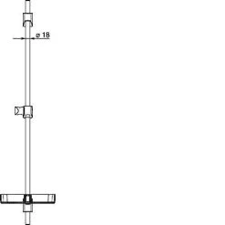 Hansa Basicjet - Douchestang 920 Mm, Chroom 44700300 -BadderenMetVoordeel 296c2e2c0ae897ee87da3953