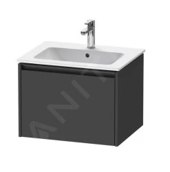 Duravit Ketho.2 - Wastafelkast 440x610x480 Mm, 1 Lade, Grafiet Mat K25062049490000