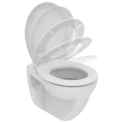 Ideal Standard Eurovit - Hangend Toilet, Vlakspoel, Wit V340301 -BadderenMetVoordeel 2c8298efe426fb629a62e926
