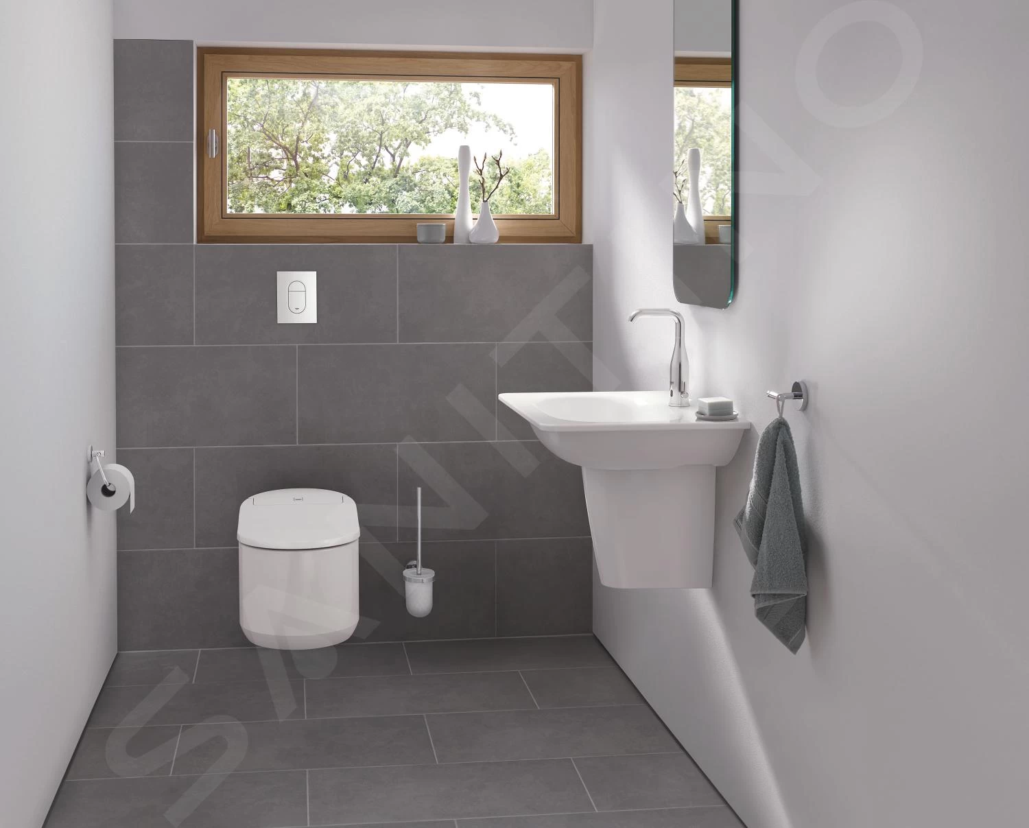 Grohe Arena Cosmopolitan S - Bedieningsplaat, Mat Chroom 37624P00 8 Grohe Arena Cosmopolitan S - Bedieningsplaat, Mat Chroom 37624P00 - Afbeelding 6
