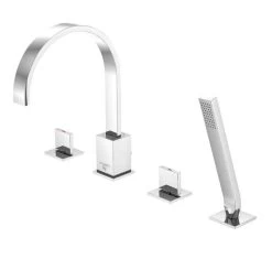 Steinberg 135 - Badrandkraan, 4-gats Installatie, Chroom 135 2402