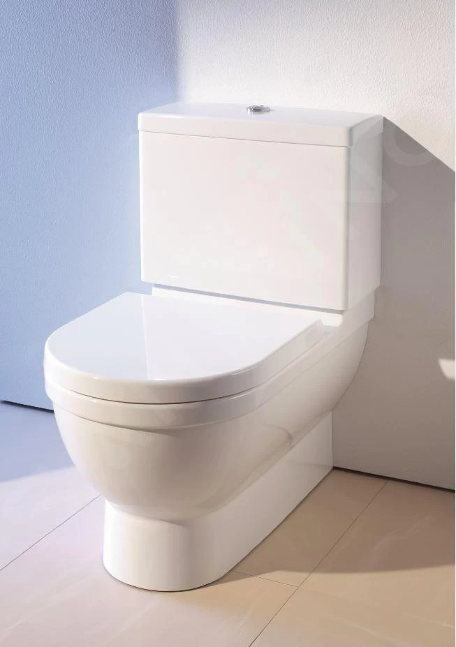 Duravit Starck 3 - Duoblokpot Big Toilet, Met WonderGliss, Wit 21040900001 5 Duravit Starck 3 - Duoblokpot Big Toilet, Met WonderGliss, Wit 21040900001 - Afbeelding 3