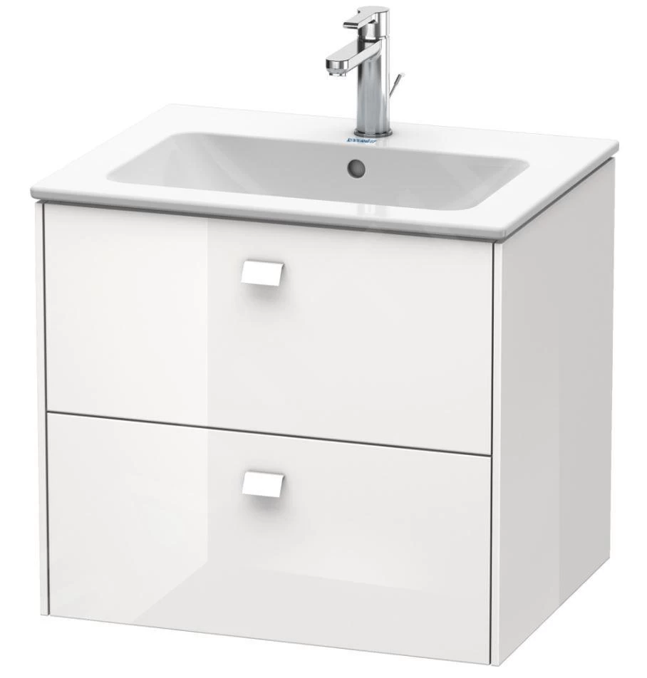 Duravit Brioso - Wastafelonderkast 553x620x479 Mm, 2 Lades, Glans Wit BR410102222