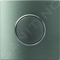 Geberit Sigma10 - Urinoirsturing Pneumatisch, Bedieningsplaat 10, RVS Look 116.015.SN.1