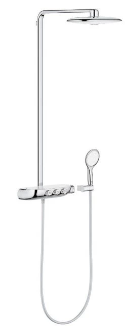 Grohe Rainshower SmartControl - Doucheset Duo Met Thermostaat 360, 2-jets, Chroom/moon White 26250LS0