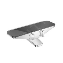 Hansa Emotion - Thermostatische Badkraan, Antraciet/chroom 5864217184