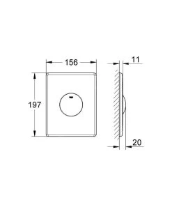 Grohe Skate - Bedieningsplaat Van Roestvrij Staal 38672SD0 5 Grohe Skate - Bedieningsplaat Van Roestvrij Staal 38672SD0 -BadderenMetVoordeel 3bac9e3e2a9f38c755908e64