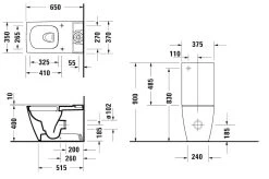 Duravit Viu - Staande Toiletpot, Vario Afvoer, Rimless, Alpine Wit 2191090000 -BadderenMetVoordeel 3ea6419fdff4ec35f8519aa2