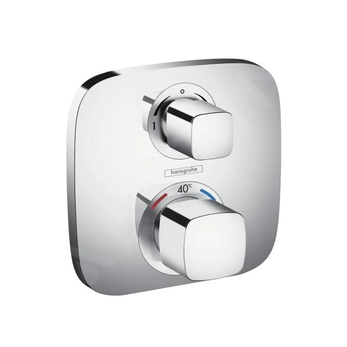 Hansgrohe Ecostat E - Afdekset Voor Thermostaat Met Met Stop- En Omstelkraan, Chroom 15708000 3 Hansgrohe Ecostat E - Afdekset Voor Thermostaat Met Met Stop- En Omstelkraan, Chroom 15708000