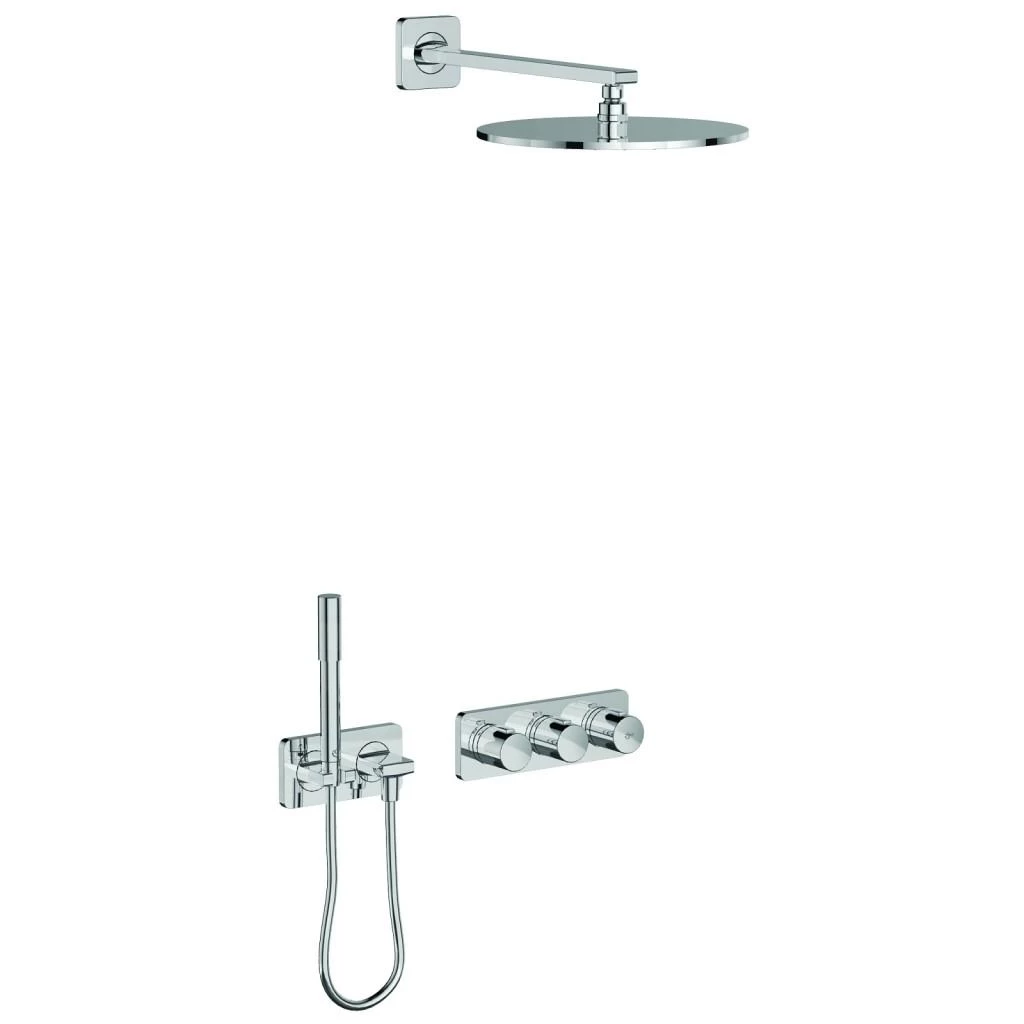 Ideal Standard Archimodule - Doucheset 300 Met Inbouwthermostaat, 1jet, Chroom A1549AA 3 Ideal Standard Archimodule - Doucheset 300 Met Inbouwthermostaat, 1jet, Chroom A1549AA