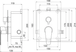 Novaservis Titania Fresh - Inbouwkraan Voor 2 Functies Met Binnenwerk, Chroom BOX96051R,0 5 Novaservis Titania Fresh - Inbouwkraan Voor 2 Functies Met Binnenwerk, Chroom BOX96051R,0 -BadderenMetVoordeel 4612fcc9b2a11bf9b0d33df4