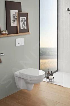 Villeroy & Boch O.novo - Wandcloset, DirectFlush, CeramicPlus, Alpine Wit 5660R0R1 -BadderenMetVoordeel 465745424b388128dc16e106