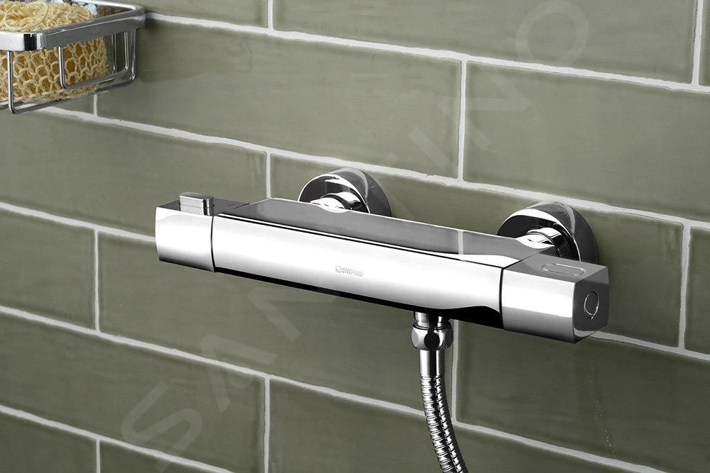 Sapho Mixona - Thermostatische Douchekraan, Chroom MG411 7 Sapho Mixona - Thermostatische Douchekraan, Chroom MG411 - Afbeelding 5