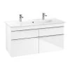 Villeroy & Boch Venticello - Wastafelkast, 1153x590x502 Mm, 4 Laden, Glosy White A92901DH -BadderenMetVoordeel 489b2528367d669f98c229ab