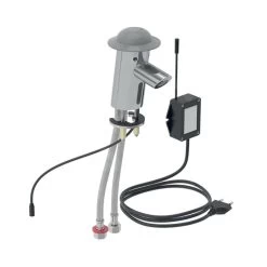 Geberit Bambini - Elektronische Wastafelkraan, Voor Kinderen, Netvoeding, Glanzend Chroom 116.209.21.1