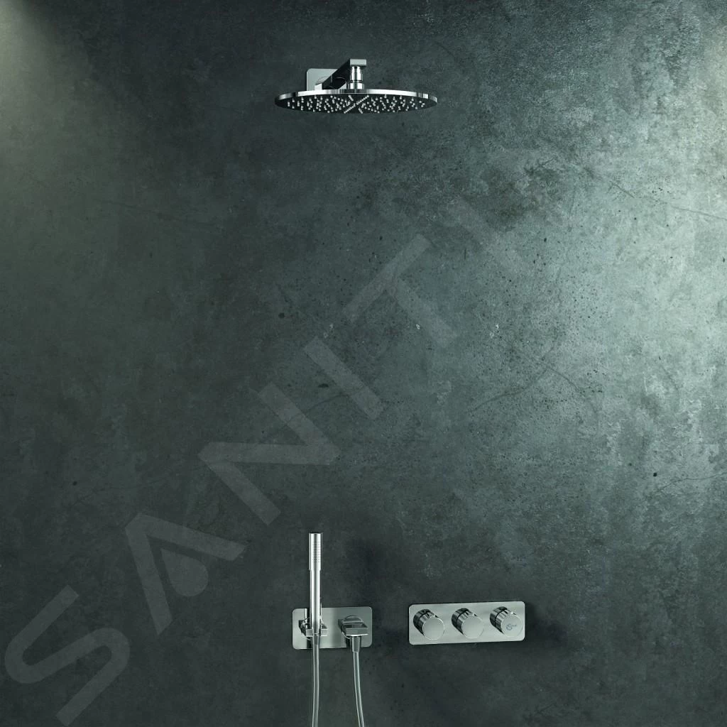 Ideal Standard Archimodule - Doucheset 300 Met Inbouwthermostaat, 1jet, Chroom A1549AA 6 Ideal Standard Archimodule - Doucheset 300 Met Inbouwthermostaat, 1jet, Chroom A1549AA - Afbeelding 4