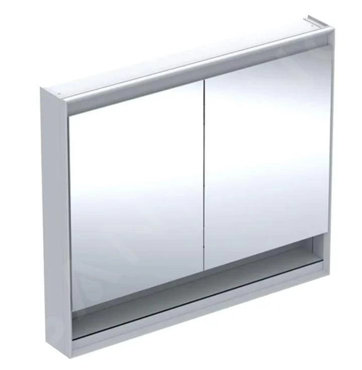 Geberit ONE - Spiegelkast Met LED-verlichting, 1050x900x150 Mm, 2 Deuren, Met Nis, Wit 505.834.00.2 3 Geberit ONE - Spiegelkast Met LED-verlichting, 1050x900x150 Mm, 2 Deuren, Met Nis, Wit 505.834.00.2