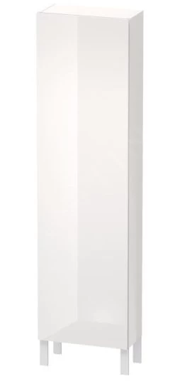 Duravit L-Cube - Hoge Badkamerkast 1760x500x243 Mm, Links, Glanzend Wit LC1171L2222