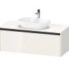Duravit Ketho.2 - Wastafelonderkast Met Uitsparing 459x1200x550 Mm, 1 Lade, Glanzend Wit K24887022220000 -BadderenMetVoordeel 4c5c0224c6b7eaeed698b1ab