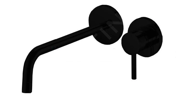 Paffoni Light - 2-gats Inbouw Wastafelkraan, Zwart Mat LIG006NO70 3 Paffoni Light - 2-gats Inbouw Wastafelkraan, Zwart Mat LIG006NO70