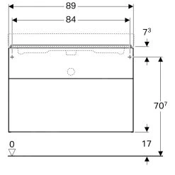 Geberit ICon - Wastafelonderkast, 890x620x477 Mm, Glanzend Wit 840390000 -BadderenMetVoordeel 532df52504d44bb03773b9e5