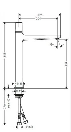 Hansgrohe Metropol - Wastafelkraan Select 260 Met Afvoergarnituur Push-Open, Chroom 32572000 -BadderenMetVoordeel 54c27e752df6082ce960bc58