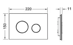 Tece TECEloop - Bedieningsplaat, Wit Glas/mat Chroom 9240659 5 Tece TECEloop - Bedieningsplaat, Wit Glas/mat Chroom 9240659 -BadderenMetVoordeel 554fcc3fea13c1be92d57488