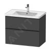 Duravit D-Neo - Wastafelonderkast 784x625x452 Mm, 2 Laden, Grafiet Mat DE435504949 -BadderenMetVoordeel 57162e900e6d6b47b7081b31