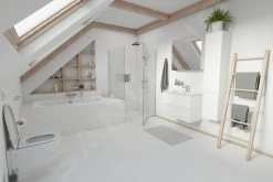 Kielle Vega - Spiegelkast, 60x73x15 Cm, Glanzend Wit 50118600 -BadderenMetVoordeel 5865cf48ed5f00380f3270f1 1