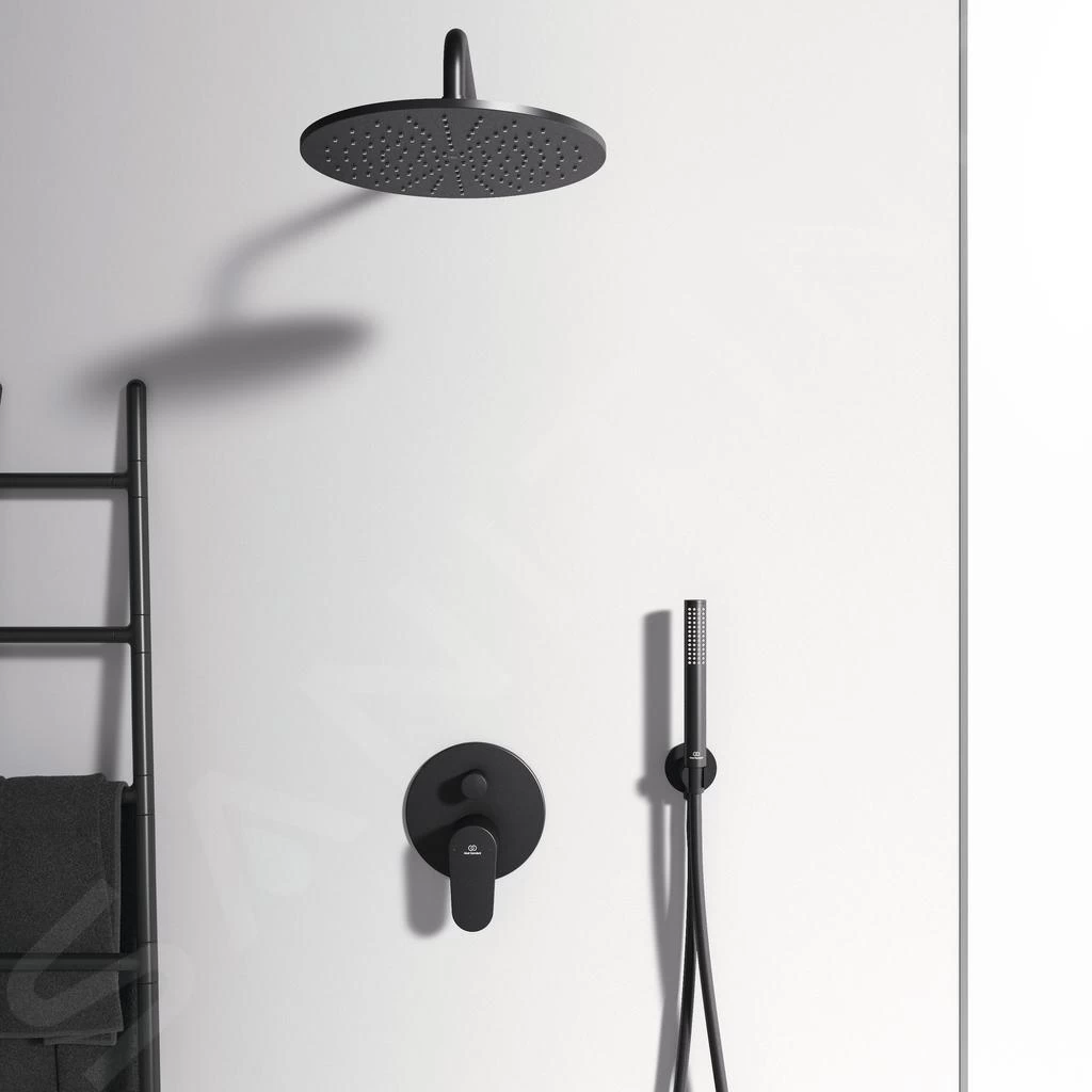 Ideal Standard Cerafine O - Inbouwkraan Voor 2 Uitgangen, Zwart BD135XG 6 Ideal Standard Cerafine O - Inbouwkraan Voor 2 Uitgangen, Zwart BD135XG - Afbeelding 4