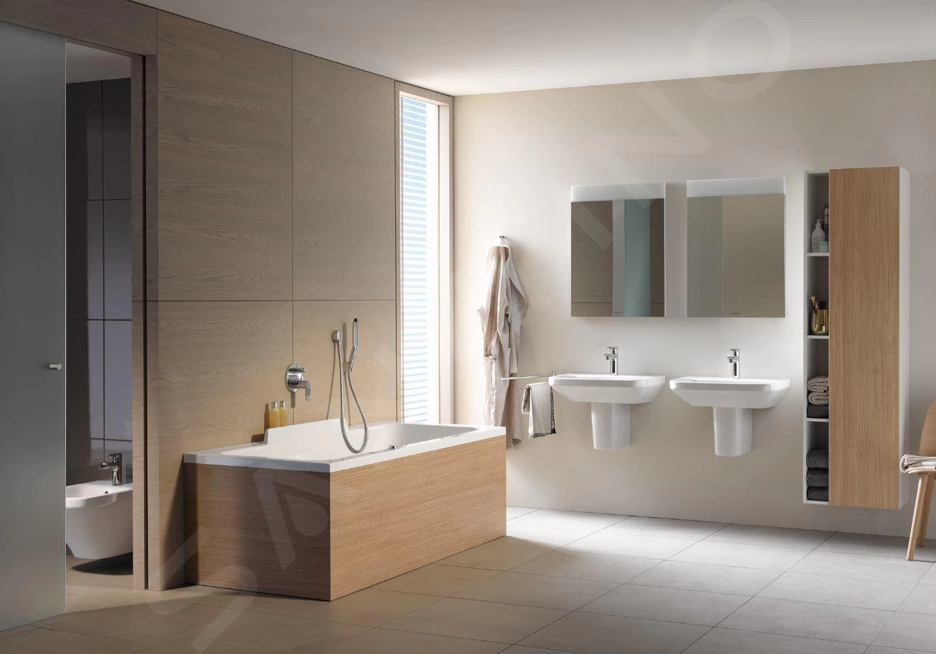 Duravit DuraStyle - Hoge Kast 1800x500x360 Mm, Links, Glanzend Wit DS1249L2222 6 Duravit DuraStyle - Hoge Kast 1800x500x360 Mm, Links, Glanzend Wit DS1249L2222 - Afbeelding 4