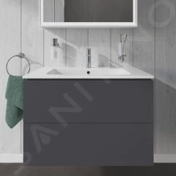 Duravit L-Cube - Wastafelonderkast 550x820x481 Mm, 2 Laden, Grafiet Mat LC624104949 -BadderenMetVoordeel 5db259d62953b4755b156bb7