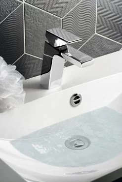 Sapho Latus - Wastafelkraan, Chroom 1102-56 -BadderenMetVoordeel 65c15dec561594552b3c4ffa