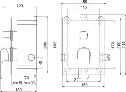 Novaservis Nobless Tina - Inbouwkraan Tina Voor 2 Functies Met Binnenwerk, Zwart Mat BOX38051R,5 5 Novaservis Nobless Tina - Inbouwkraan Tina Voor 2 Functies Met Binnenwerk, Zwart Mat BOX38051R,5 -BadderenMetVoordeel 6a5865dc7763404d98052b2f