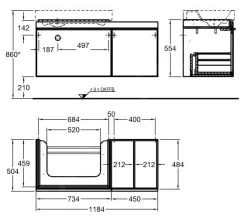 Geberit Citterio - Wastafelonderkast 750 Mm, Met Bijzetplank, Glanzend Glas/taupe/licht Eiken 500.562.JI.1 7 Geberit Citterio - Wastafelonderkast 750 Mm, Met Bijzetplank, Glanzend Glas/taupe/licht Eiken 500.562.JI.1 -BadderenMetVoordeel 6aac304224fd7f0362aa7b9c